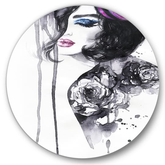 Designart - Painting Female Portrait